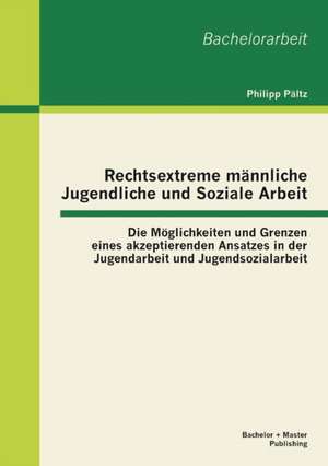 Rechtsextreme Mannliche Jugendliche Und Soziale Arbeit: Die Moglichkeiten Und Grenzen Eines Akzeptierenden Ansatzes in Der Jugendarbeit Und Jugendsozi de Philipp Pältz