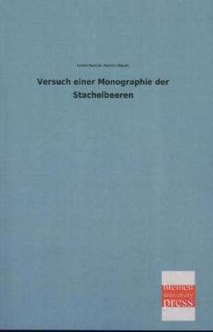 Versuch einer Monographie der Stachelbeeren de Lorenz Pansner