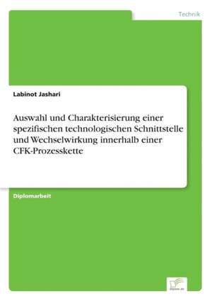 Auswahl und Charakterisierung einer spezifischen technologischen Schnittstelle und Wechselwirkung innerhalb einer CFK-Prozesskette de Labinot Jashari