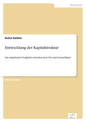 Entwicklung der Kapitalstruktur de Rufat Gaibler