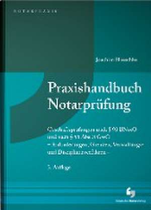 Praxishandbuch Notarprüfung de Joachim Blaeschke