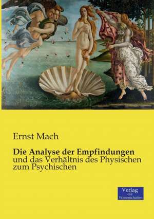 Die Analyse der Empfindungen de Ernst Mach