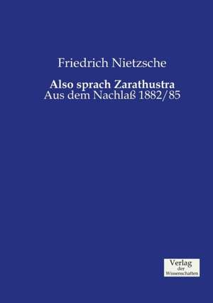 Also sprach Zarathustra de Friedrich Nietzsche