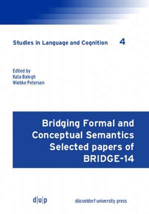 Bridging Formal and Conceptual Semantics de Wiebke Petersen