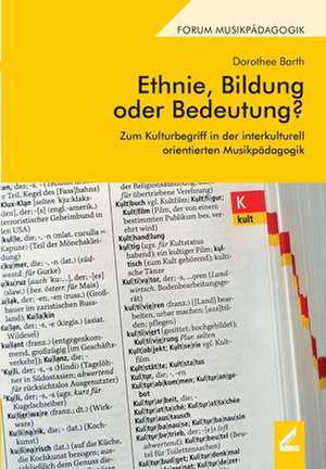 Barth, D: Ethnie, Bildung oder Bedeutung?