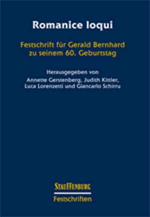 Romanice loqui de Annette Gerstenberg