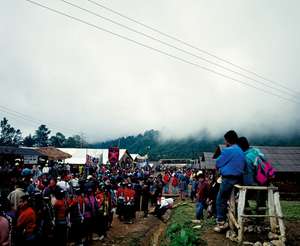 Bruno Serralongue. Encuentro, Chiapas 1996 de Philippe Bazin