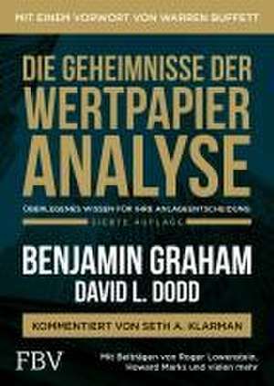 Die Geheimnisse der Wertpapieranalyse de Benjamin Graham