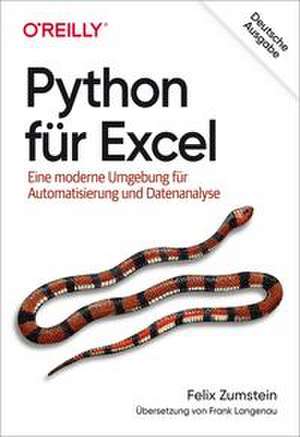 Python für Excel de Felix Zumstein