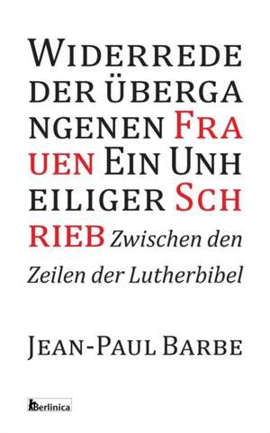 Ein Unheiliger Schrieb de Jean-Paul Barbe