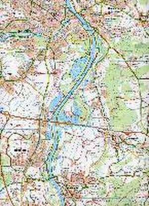 Simssee, Rosenheim, Kufstein, Prien am Chiemsee 1:35 000