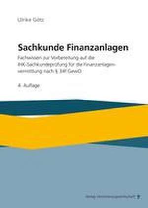 Sachkunde Finanzanlagen de Ulrike Götz