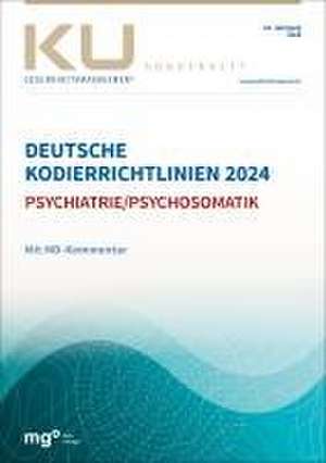 Deutsche Kodierrichtlinien für die Psychiatrie/Psychosomatik 2024 mit MD-Kommentar de Dienst der Krankenver