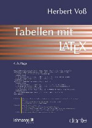 Tabellen mit LaTeX de Herbert Voß