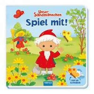 Trötsch Unser Sandmännchen Spiel mit Pappenbuch mit Pop-up-Schiebern de Trötsch Verlag