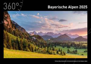 360° Bayerische Alpen Premiumkalender 2025 de Christian Bäck