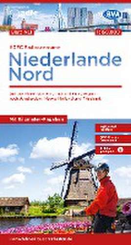 ADFC-Radtourenkarte NL 1 Niederlande Nord 1:150.000, reiß- und wetterfest, E-Bike geeignet, GPS-Tracks Download, mit Knotenpunkten, mit Bett+Bike Symbolen, mit Kilometer-Angaben de Allgemeiner Deutscher Fahrrad-Club e. V. (ADFC)