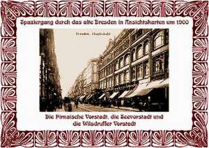 Spaziergang durch das alte Dresden in Ansichtskarten um 1900 de Michael Schmidt