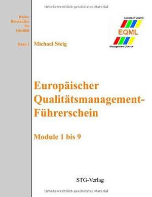 Europäischer Qualitätsmanagement-Führerschein de Michael Steig