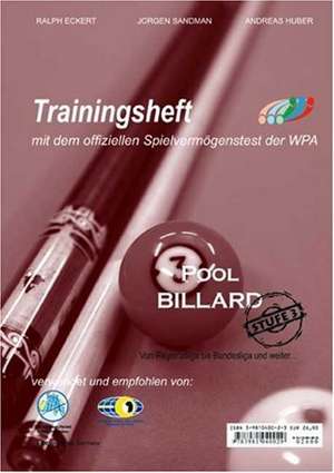 Pool Billard Trainingsheft PAT 3 de Ralph Eckert