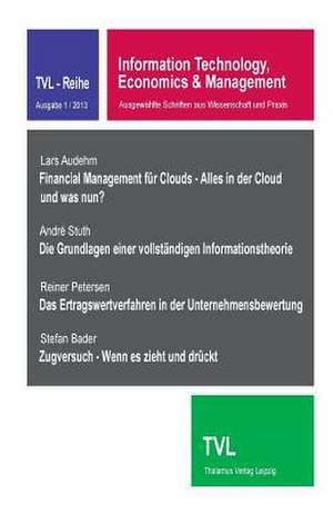 Information Technology, Economics & Management 1/2013 de Andre Stuth