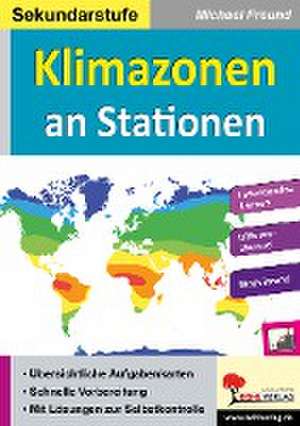 Klimazonen an Stationen de Michael Freund