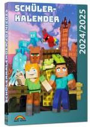 Schülerkalender 2024/2025 mit Minecraft; inklusive Tipps, Tricks & Crafting-Rezepten de David Haberkamp