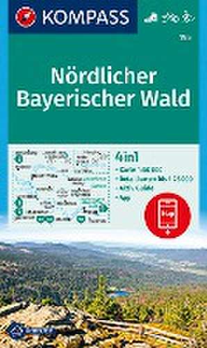 KOMPASS Wanderkarte 195 Nördlicher Bayerischer Wald 1:50.000 de KOMPASS-Karten GmbH