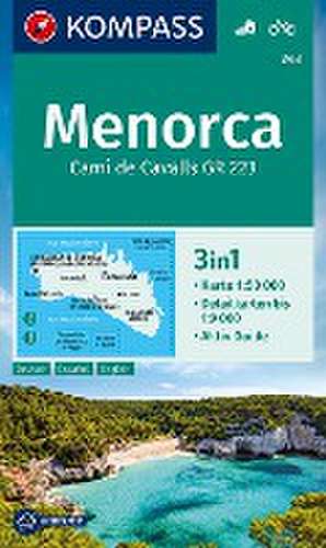 KOMPASS Wanderkarte 243 Menorca 1:50.000 de KOMPASS-Karten GmbH