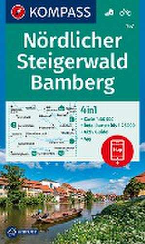 KOMPASS Wanderkarte 167 Nördlicher Steigerwald, Bamberg 1:50.000 de Kompass-Karten Gmbh