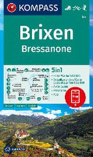 KOMPASS Wanderkarte 56 Crixen, Bressanone 1:50.000 de KOMPASS-Karten GmbH