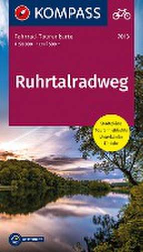 KOMPASS Fahrrad-Tourenkarte Ruhrtalradweg 1:50.000 de KOMPASS-Karten GmbH