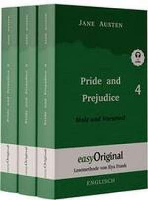 Pride and Prejudice / Stolz und Vorurteil - Teile 4-6 Softcover (Buch + 3 MP3 Audio-CD) - Lesemethode von Ilya Frank - Zweisprachige Ausgabe Englisch-Deutsch de Jane Austen