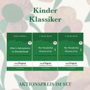 Kinder Klassiker Kollektion (Bücher + 3 MP3 Audio-CDs) - Lesemethode von Ilya Frank - Zweisprachige Ausgabe Englisch-Deutsch de Lewis Carroll