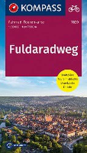 KOMPASS Fahrrad-Tourenkarte Fuldaradweg 1:50.000 de KOMPASS-Karten GmbH