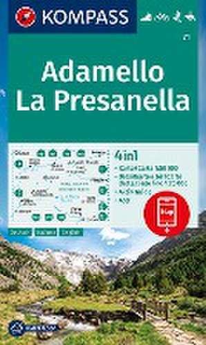 KOMPASS Wanderkarte 71 Adamello, La Presanella 1:50.000 de KOMPASS-Karten GmbH