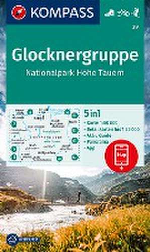 KOMPASS Wanderkarte 39 Glocknergruppe, Nationalpark Hohe Tauern 1:50.000 de KOMPASS-Karten GmbH