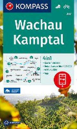 KOMPASS Wanderkarte 207 Wachau, Kamptal 1:50.000 de KOMPASS-Karten GmbH