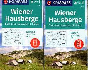 KOMPASS Wanderkarten-Set 210 Wiener Hausberge, Pielachtal, Traisental (2 Karten) 1:50.000