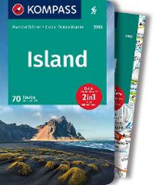 KOMPASS Wanderführer Island, 70 Touren mit Extra-Tourenkarte de Michael Will