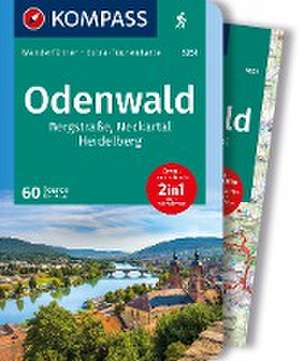 KOMPASS Wanderführer Odenwald, 60 Touren mit Extra-Tourenkarte de Elke Haan