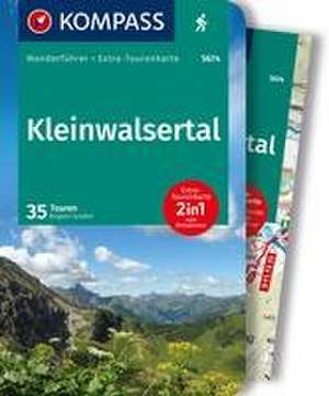 KOMPASS Wanderführer Kleinwalsertal, 35 Touren mit Extra-Tourenkarte de Brigitte Schäfer