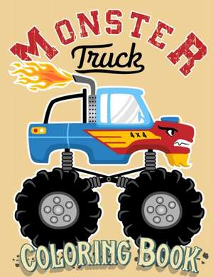 Monster Truck Coloring Book de Happy Hour Coloring Book