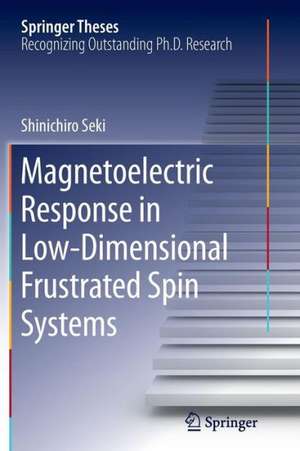 Magnetoelectric Response in Low-Dimensional Frustrated Spin Systems de Shinichiro Seki