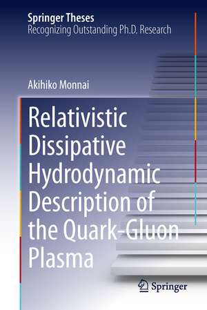 Relativistic Dissipative Hydrodynamic Description of the Quark-Gluon Plasma de Akihiko Monnai