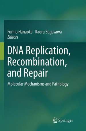 DNA Replication, Recombination, and Repair: Molecular Mechanisms and Pathology de Fumio Hanaoka