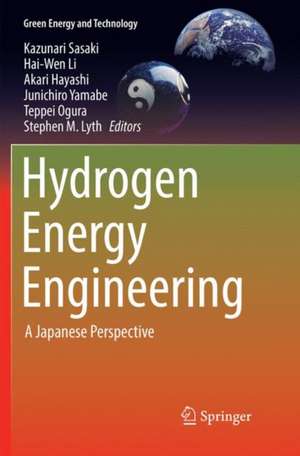 Hydrogen Energy Engineering: A Japanese Perspective de Kazunari Sasaki