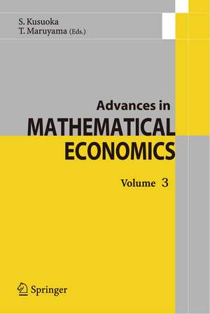 Advances in Mathematical Economics de Charles Castaing