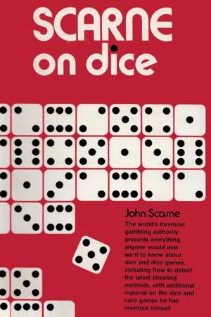 Scarne on Dice de John Scarne