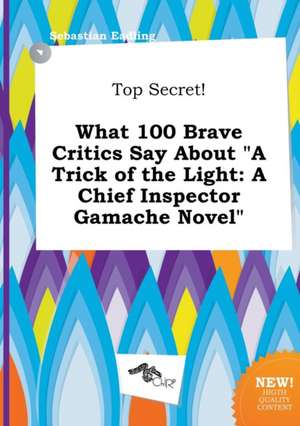 Top Secret! What 100 Brave Critics Say about a Trick of the Light: A Chief Inspector Gamache Novel de Sebastian Eadling